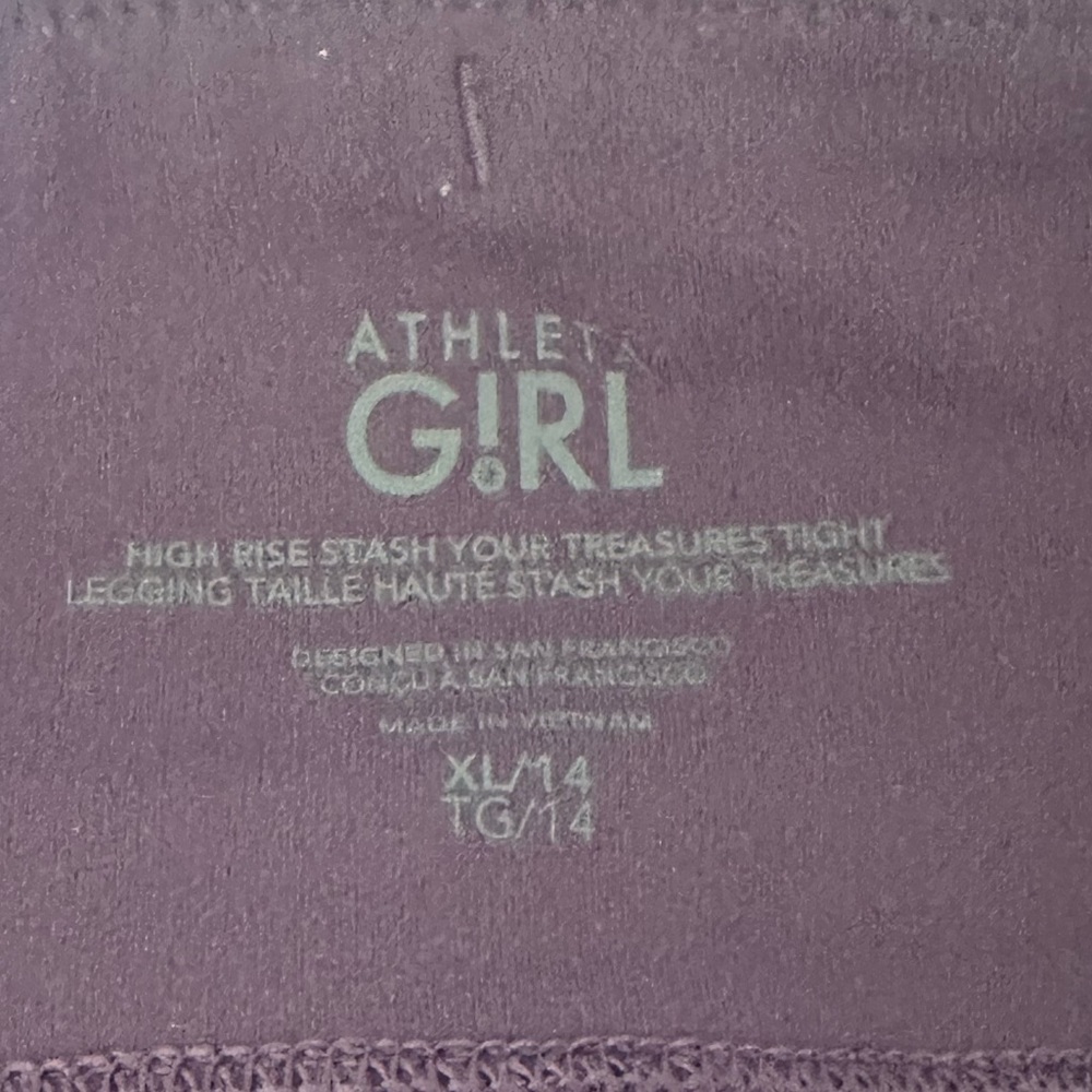 Athleta Girl High Rise Stash Your Treasures Legging 
XL/14 - Picture 16 of 17